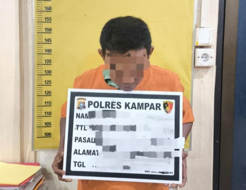 Ayah Tiri di Kampar Cabuli Anak di Bawah Umur, Modusnya Bikin Geram!