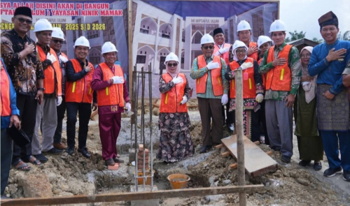 Bangun MI Miftahul Ulum, Pemkab Kampar Perkuat Fondasi ‘Serambi Mekkah’ di Lipat Kain