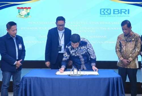 Pemkab Kampar-BRI Sepakati Digitalisasi Layanan Perbankan di Lingkungan Pemda