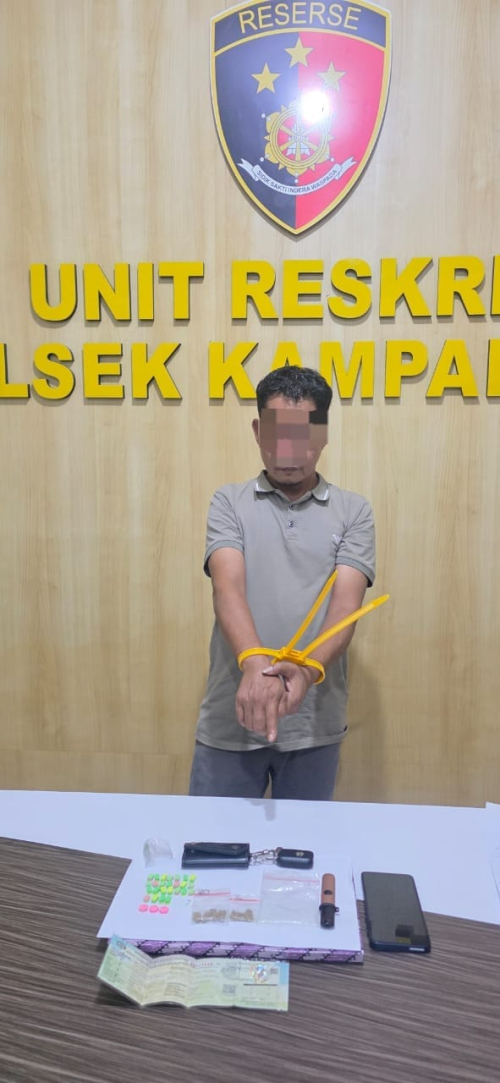 Kasus Kehutanan Berujung Petaka, Polisi Bongkar Kepemilikan Puluhan Ekstasi di Kampar