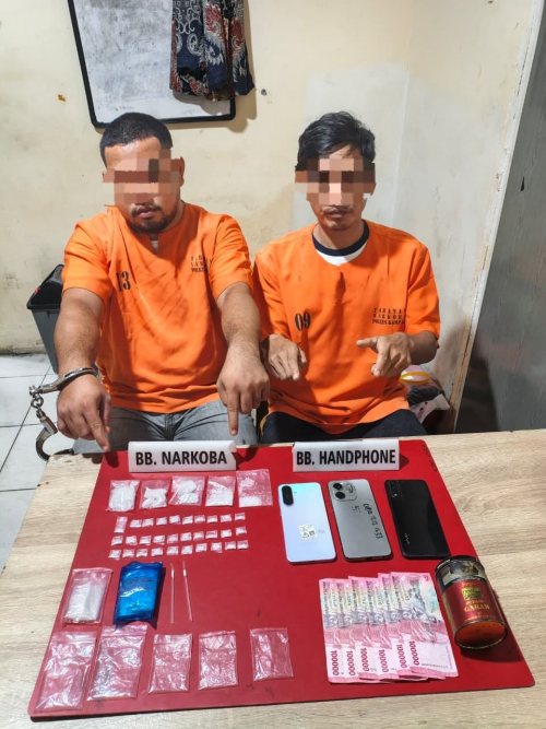 Polres Kampar Ringkus Dua Pengedar Sabu, Salah Satunya Berstatus Mahasiswa