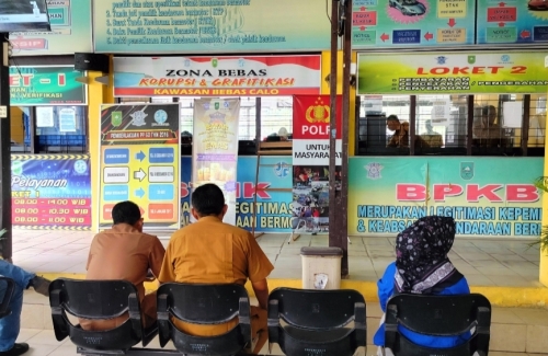PKB dan BBNKB Jadi Andalan, Penerimaan Pajak Samsat Bangkinang Capai 62 Persen