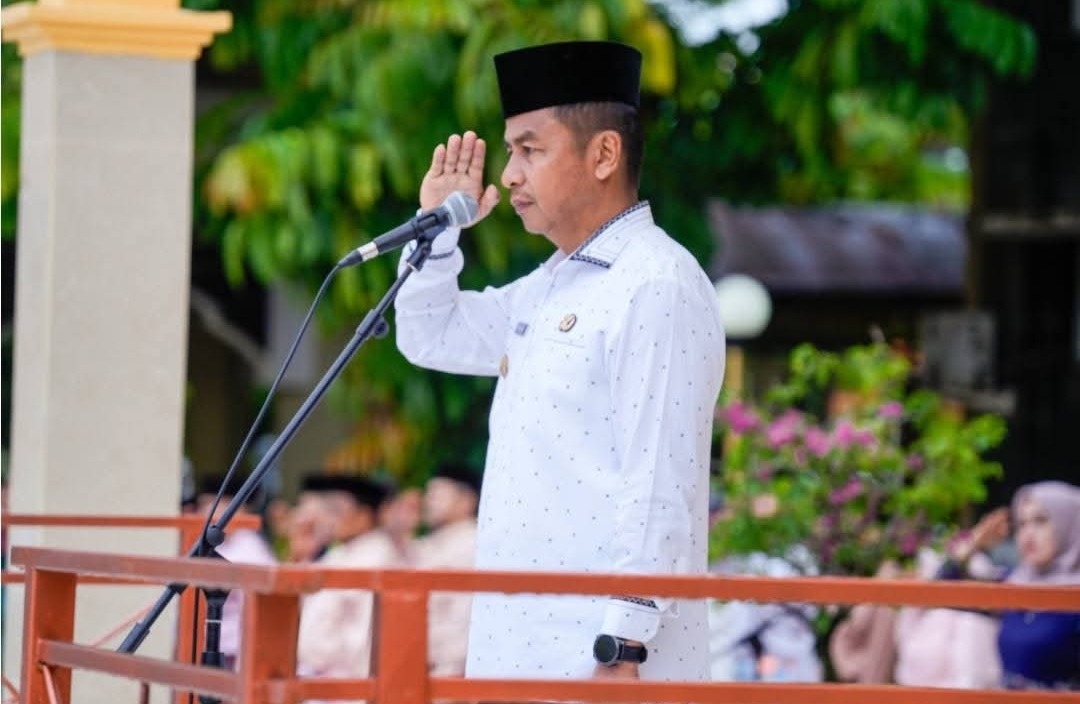 Bupati Kampar 'Pecut' Sinergi OPD di Apel Perdana 2026