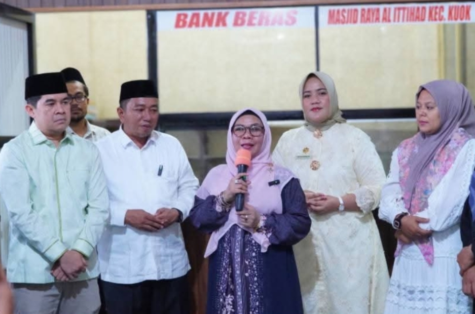 Rayakan Nuzulul Qur’an, Pemkab Kampar Resmikan Bank Beras di Masjid Al-Ittihad