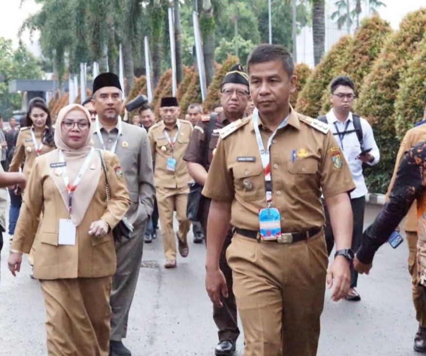 Bupati dan Wakil Bupati Kampar Hadiri Rakornas 2026 di Bogor