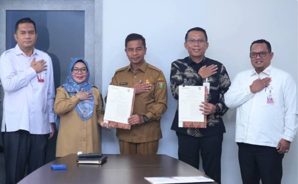 Percepat Pembangunan, Pemkab Kampar Gandeng Bank Riau Kepri Syariah