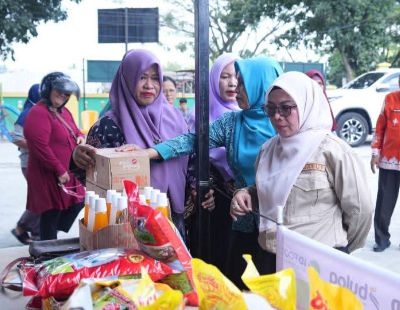 Tekan Inflasi Jelang HBKN, Pemkab Kampar Gelar Gerakan Pangan Murah di Tambang