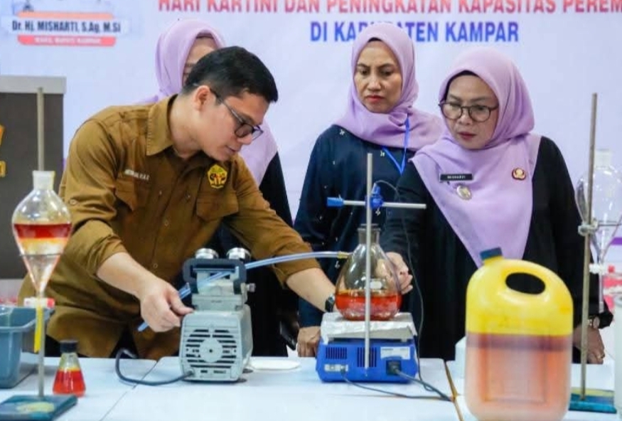 Cara Pemkab Kampar Sulap Minyak Sawit Jadi Sabun Bernilai Jual