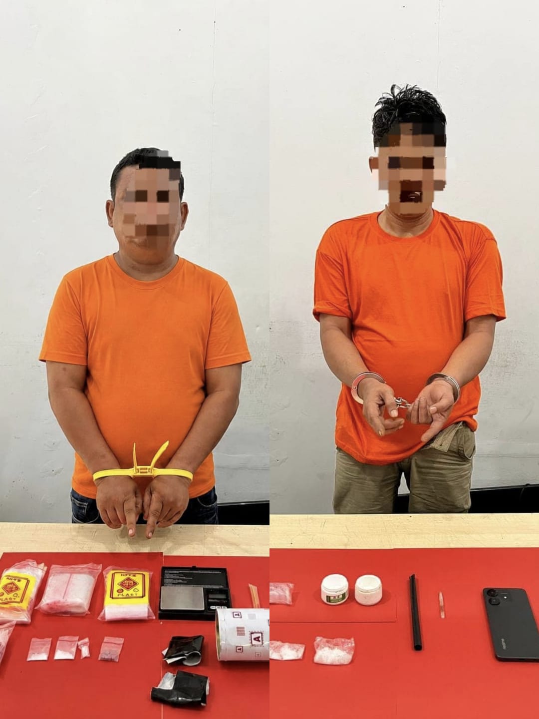 Dua Pengedar Sabu di Kampar Dicokok, 5 Butir Ekstasi Disembunyikan di Bawah Lemari