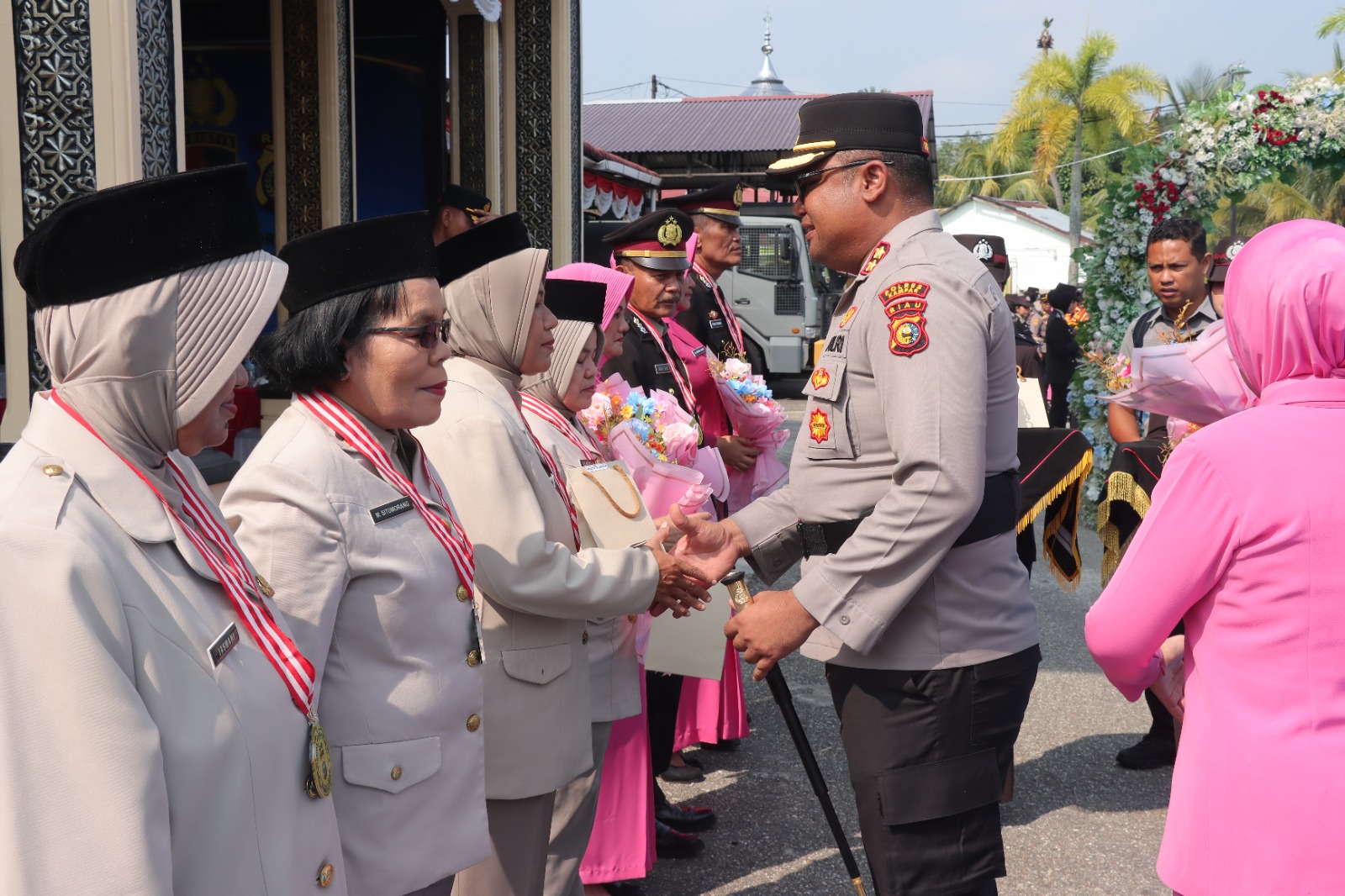 Mengakhiri Masa Tugas, Kapolres Kampar Lepas Tujuh Purnabhakti dalam Balutan Haru