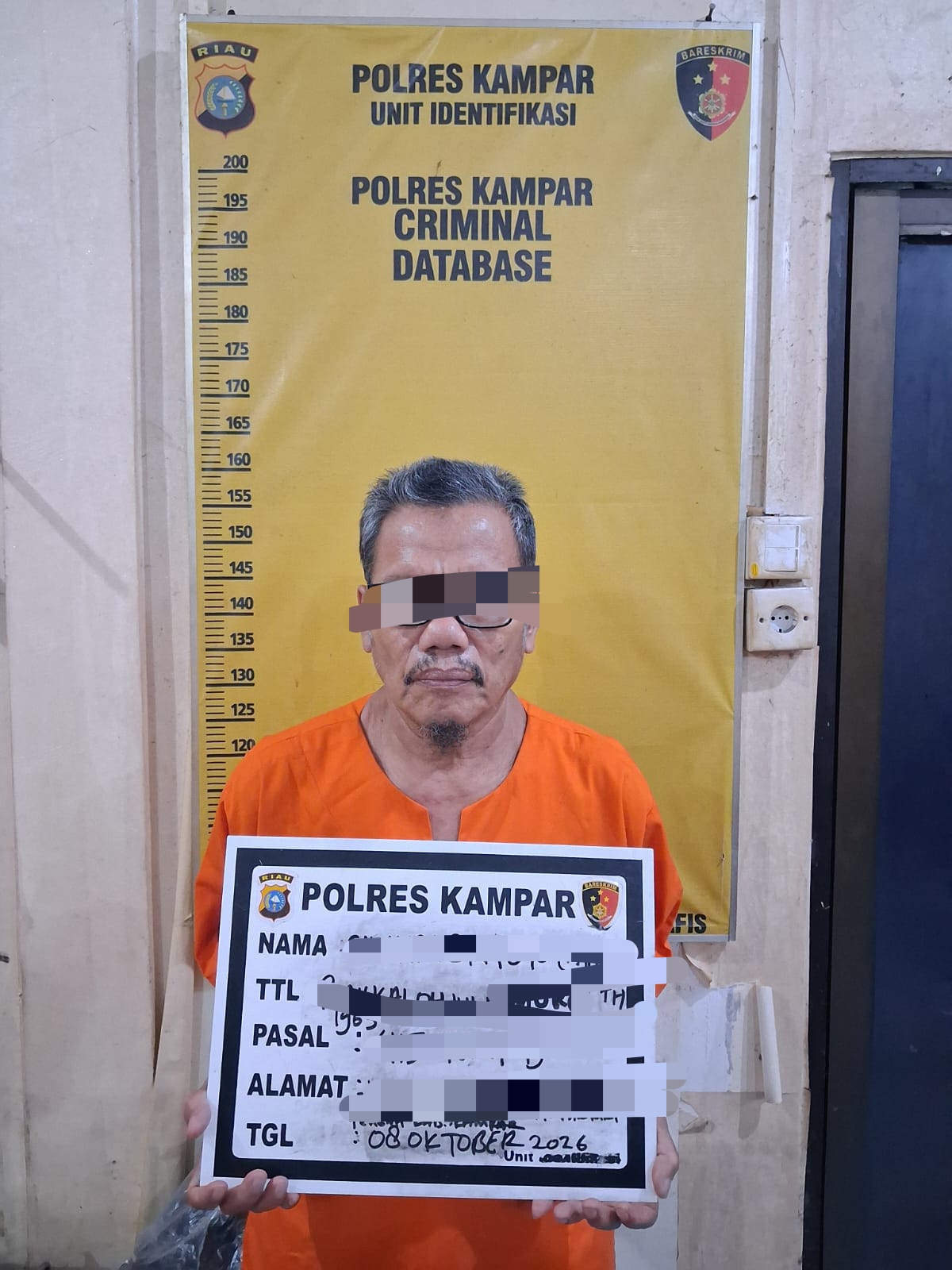 Guru Ngaji di Kampar Ditangkap Polisi, Diduga Cabuli Empat Anak di Bawah Umur