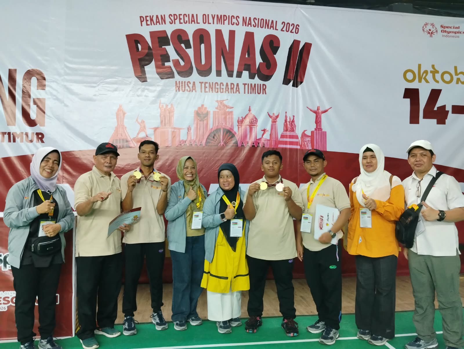 Eko Sutrisno Apresiasi Atlet SOIna Kampar Usai Sabet 2 Emas di PESONAS II 2026